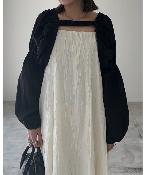 「leimn」 ボレロ FREE ブラック レディース_画像2