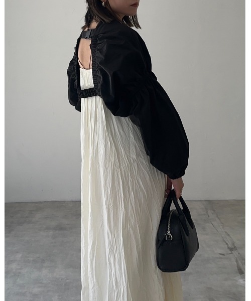 「leimn」 ボレロ FREE ブラック レディース_画像5