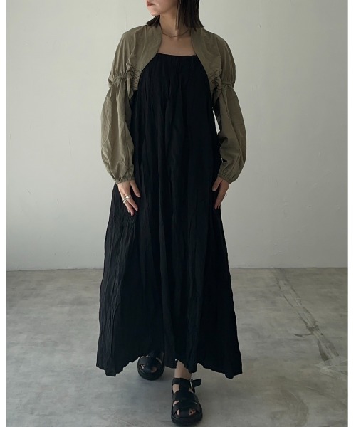 「leimn」 ボレロ FREE ブラック レディース_画像7