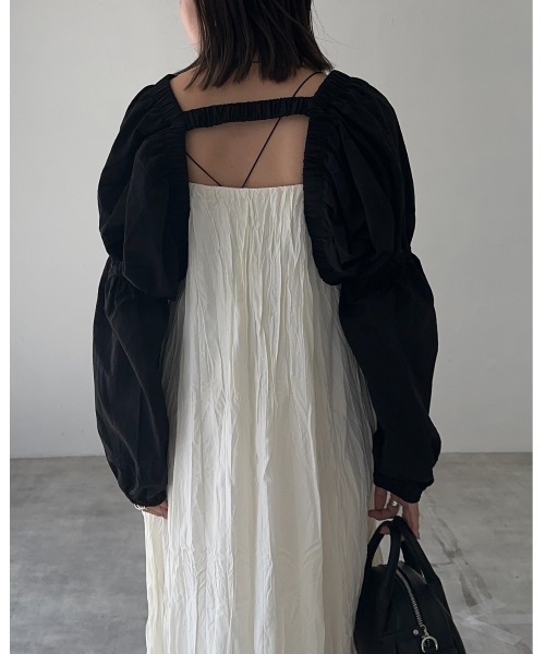 「leimn」 ボレロ FREE ブラック レディース_画像9