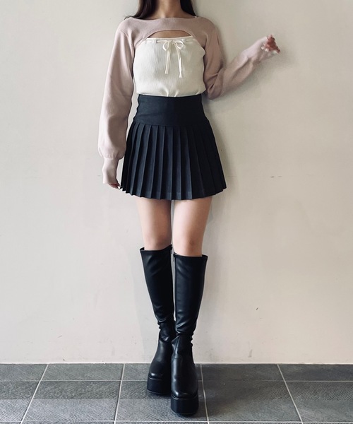 「NOMAE」 長袖ニット FREE アイボリー レディース_画像9