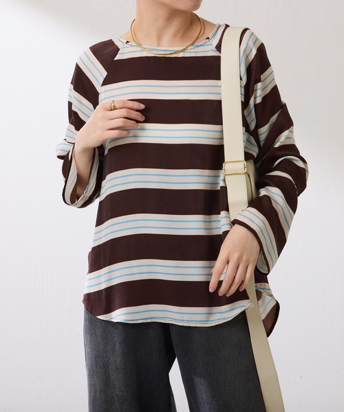 「COLLAGE GALLARDAGALANTE」 長袖ブラウス FREE オフホワイト レディース_画像6