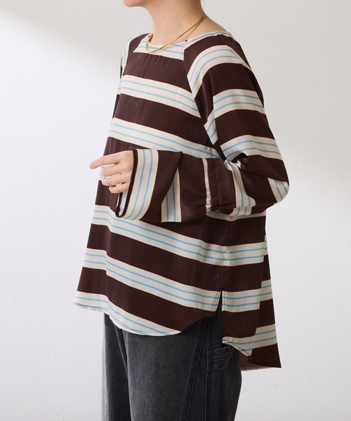 「COLLAGE GALLARDAGALANTE」 長袖ブラウス FREE オフホワイト レディース_画像7