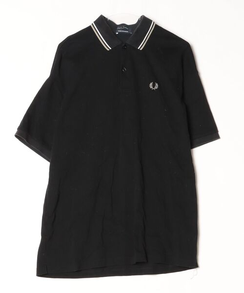 FRED PERRY ブラック ポロシャツ Mサイズ 半袖 夏服 ZOZO FRED PERRY（フレッドペリー） 半袖ポロシャツ M ブラック メンズ