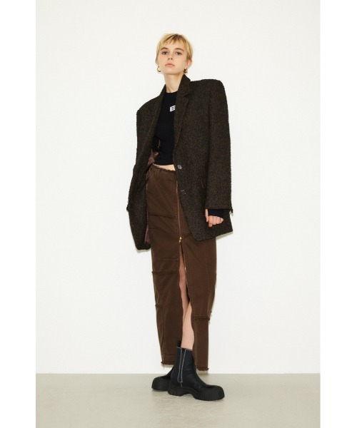 「THROW by SLY」 デニムスカート 0 ブラウン レディース_画像2