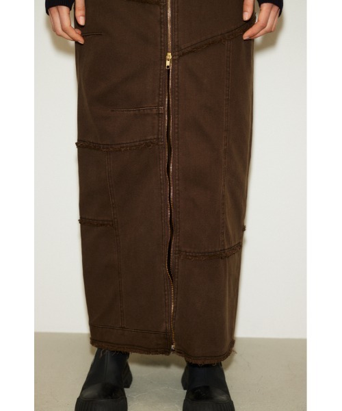 「THROW by SLY」 デニムスカート 0 ブラウン レディース_画像8