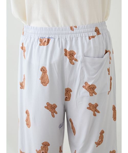 タグ付新品 ジェラピケ Dogルームウェア Ｔシャツ ハーフパンツ 上下セット gelato pique（ジェラートピケ） プレイフルDOG柄ハーフパンツ