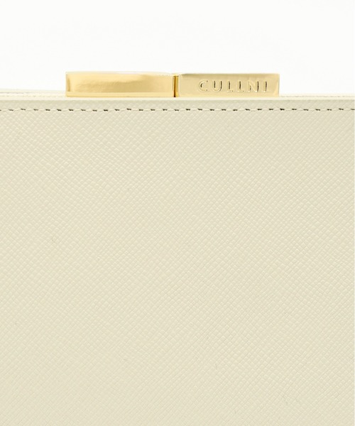 二つ折り財布 財布 Leather Clasp Belt Wallet メンズ レディースの画像
