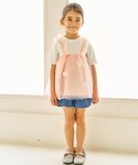 パンツ ティアードショートパンツ キッズ 子供...の詳細画像1