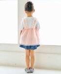 パンツ ティアードショートパンツ キッズ 子供...の詳細画像2