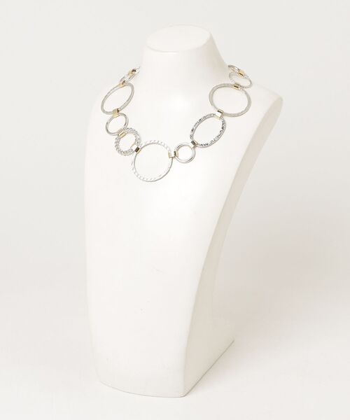 ネックレス 「ROOM.THE.ROOM」Metal circle necklace ネックレス レディース
