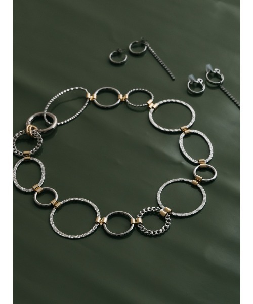 ネックレス 「ROOM.THE.ROOM」Metal circle necklace ネックレス レディース