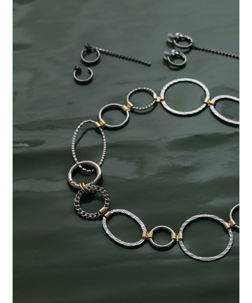 ネックレス 「ROOM.THE.ROOM」Metal circle necklace ネックレス レディース