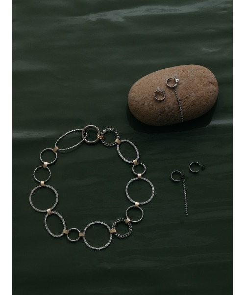 ネックレス 「ROOM.THE.ROOM」Metal circle necklace ネックレス レディース