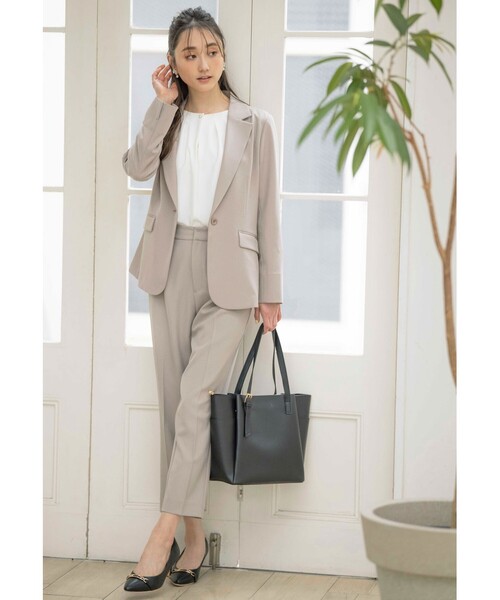「ANY SIS」 テーラードジャケット 2 ベージュ レディース_画像9