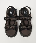 厚底 サンダル 「SY」 ネオプレーンビジュー...の詳細画像2