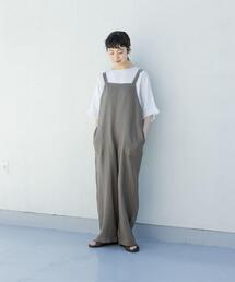 かぐれ サロペット オーバーオール リネンサロペット レディース