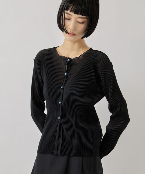 カーディガン kotohayokozawa See through cardigan kotohayokozawa（コトハヨコザワ） カーディガン 「kotohayokozawa