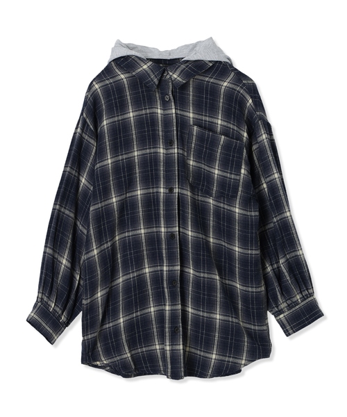 「BISKEE」 「KIDS」長袖シャツ 140cm ネイビー キッズ_画像2