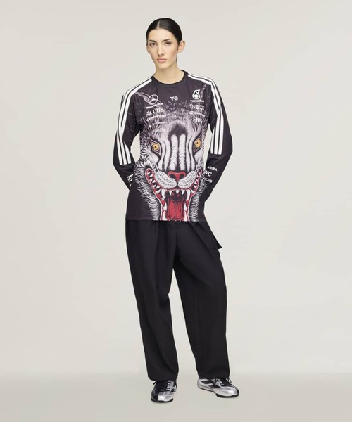 Y-3 tシャツ MERCEDES - AMG PETRONAS FORMULA 1 TEAM DRIVER LONG
