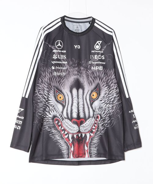Y-3 tシャツ MERCEDES - AMG PETRONAS FORMULA 1 TEAM DRIVER LONG