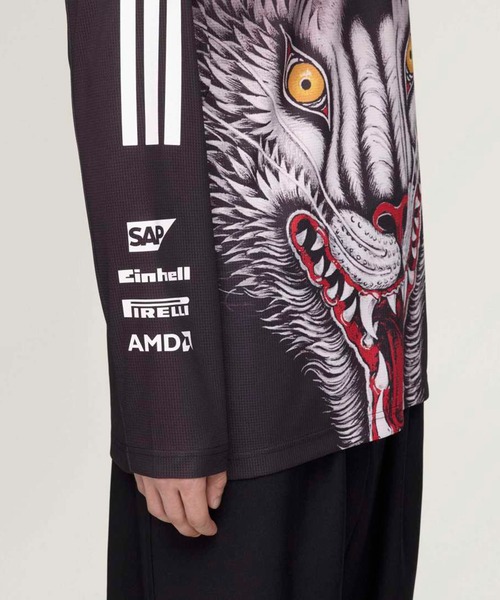 Y-3 tシャツ MERCEDES - AMG PETRONAS FORMULA 1 TEAM DRIVER LONG