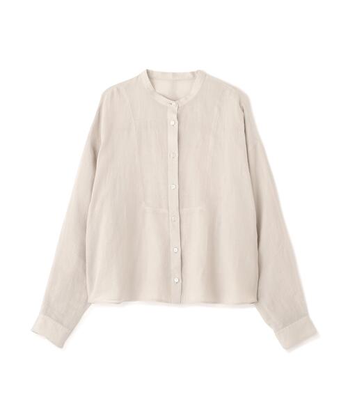ブラウス シャツ 「名品/ウォッシャブル/4カラー展開」ラミーボザムシャツブラウス レディースの画像