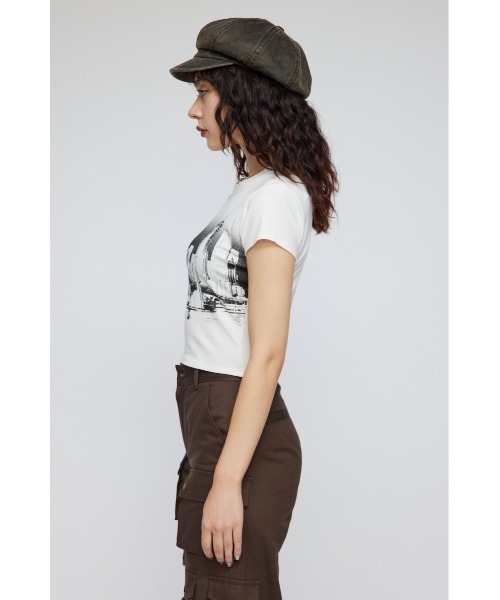 「LAGUA GEM」 半袖Tシャツ FREE ホワイト レディース_画像4