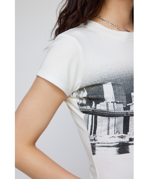 「LAGUA GEM」 半袖Tシャツ FREE ホワイト レディース_画像7