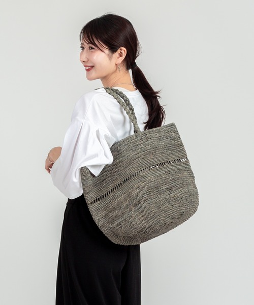 【新品・未使用】カゴバッグ　made in JAPAN MADE IN MADA（メイドインマダ） かごバッグ カゴバッグ 「MADE IN