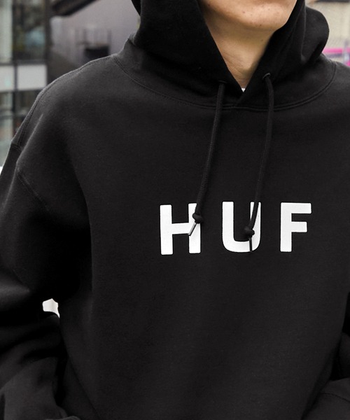 「HUF」 プルオーバーパーカー X-LARGE ブラック メンズ_画像7