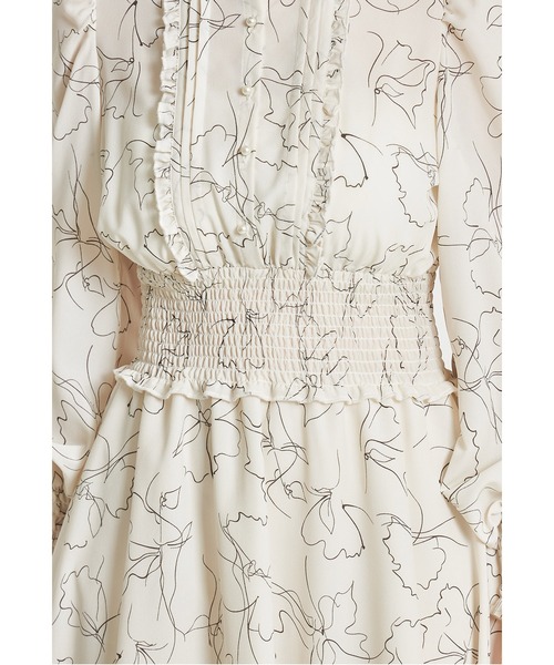 「tocco closet」 長袖ワンピース M アイボリー レディース_画像7
