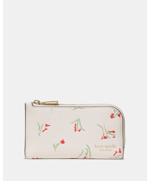 ル*ン様 kate spade 二つ折り財布 花柄 ホワイト kate spade NEW YORK（ケイト・スペード ニューヨーク） 二つ折り 二