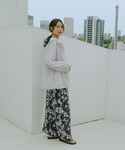 ワイドパンツ パンツ さらさらリラックスイージ...の詳細画像2
