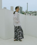 ワイドパンツ パンツ さらさらリラックスイージ...の詳細画像3