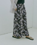 ワイドパンツ パンツ さらさらリラックスイージ...の詳細画像4