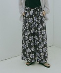 ワイドパンツ パンツ さらさらリラックスイージ...の詳細画像5