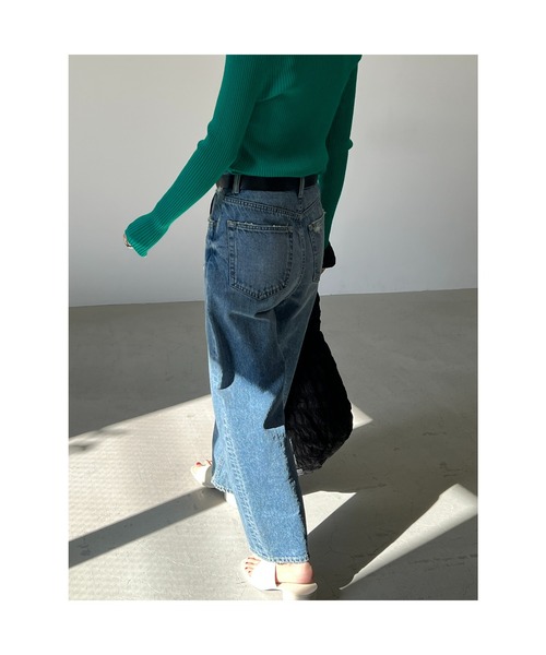 BLACK BY MOUSSY（ブラックバイマウジー） デニムパンツ 23inch ブルー
