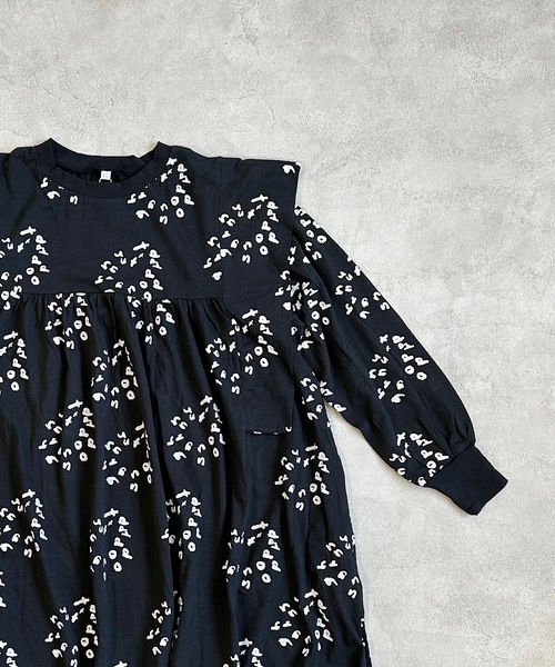 「HOGAN RANCH WEAR」 長袖ワンピース 160cm ブラウン レディース_画像3