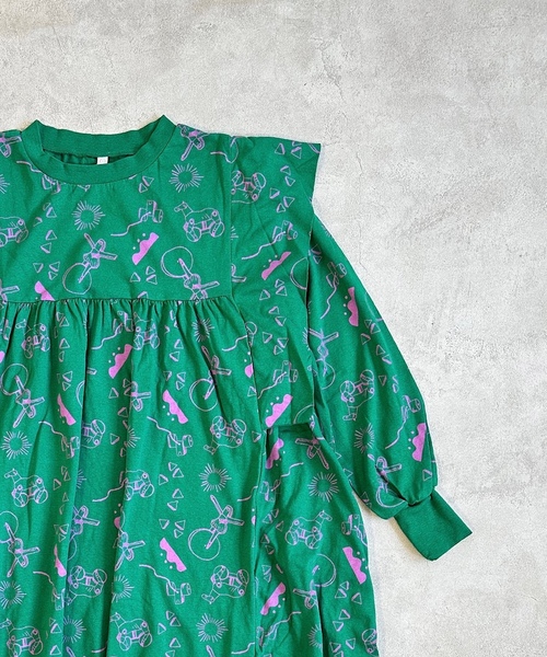 「HOGAN RANCH WEAR」 長袖ワンピース 160cm ブラウン レディース_画像8