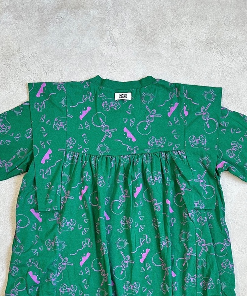 「HOGAN RANCH WEAR」 長袖ワンピース 160cm ブラウン レディース_画像9