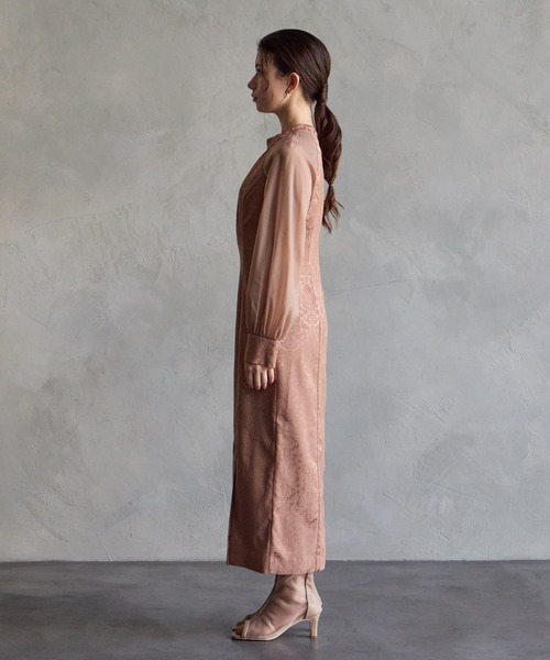 「AIMER」 7分袖ワンピース SMALL グリーン レディース_画像8