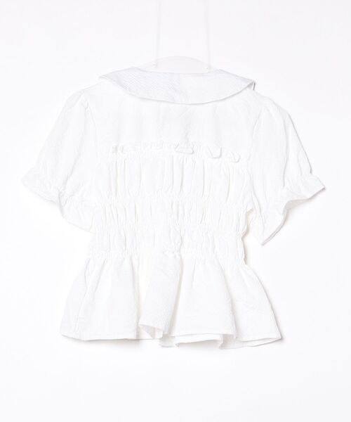 「OLIVE des OLIVE」 半袖ブラウス「another branchコラボ」 FREE ホワイト レディース_画像2