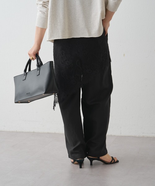 pual ce cin パンツ レースレイヤードパンツ レディース : ZOZOTOWN