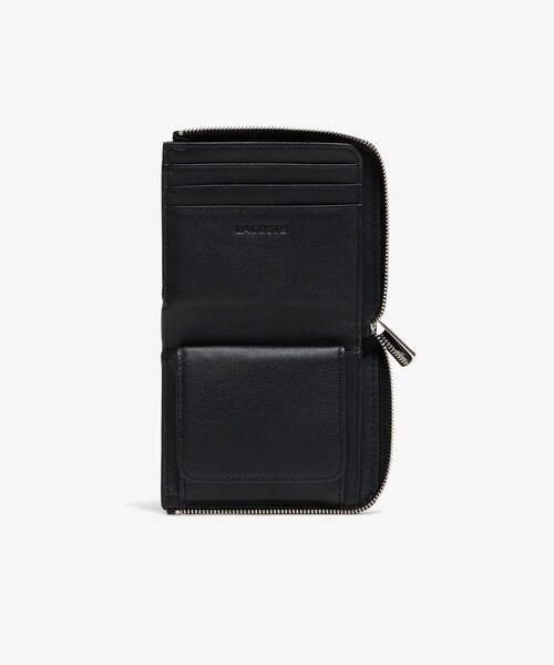 新品・未使用　Lacoste ラコステ　ブラック 二つ折り財布　即購入可能！ LACOSTE（ラコステ） 財布 FREE ブラック レディース : ZOZOTOWN Yahoo