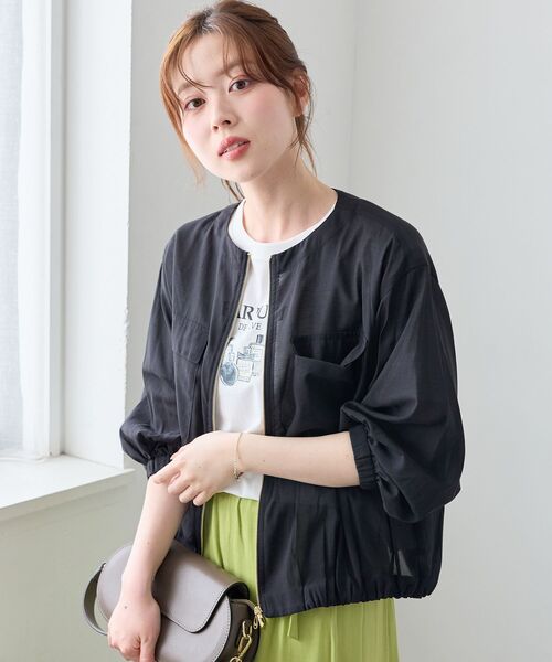 le.coeur blanc（ルクールブラン） ブルゾン アウター 「万能羽織