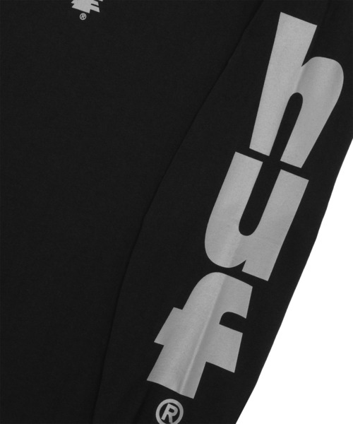 「HUF」 長袖Tシャツ MEDIUM ブラック メンズ_画像4