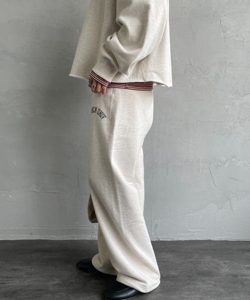 「AMERICANA」 スウェットパンツ ONE SIZE ネイビー レディース_画像4