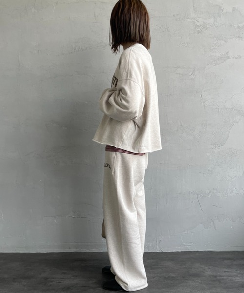 「AMERICANA」 スウェットパンツ ONE SIZE ネイビー レディース_画像7
