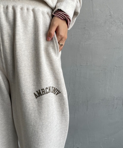 「AMERICANA」 スウェットパンツ ONE SIZE ネイビー レディース_画像9